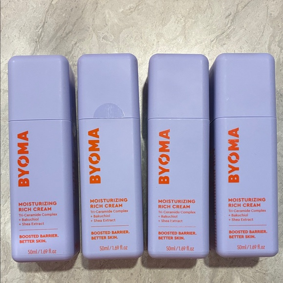 New Set of 4 BYOMA Moisturizing Rich Cream - Picture 1 of 2